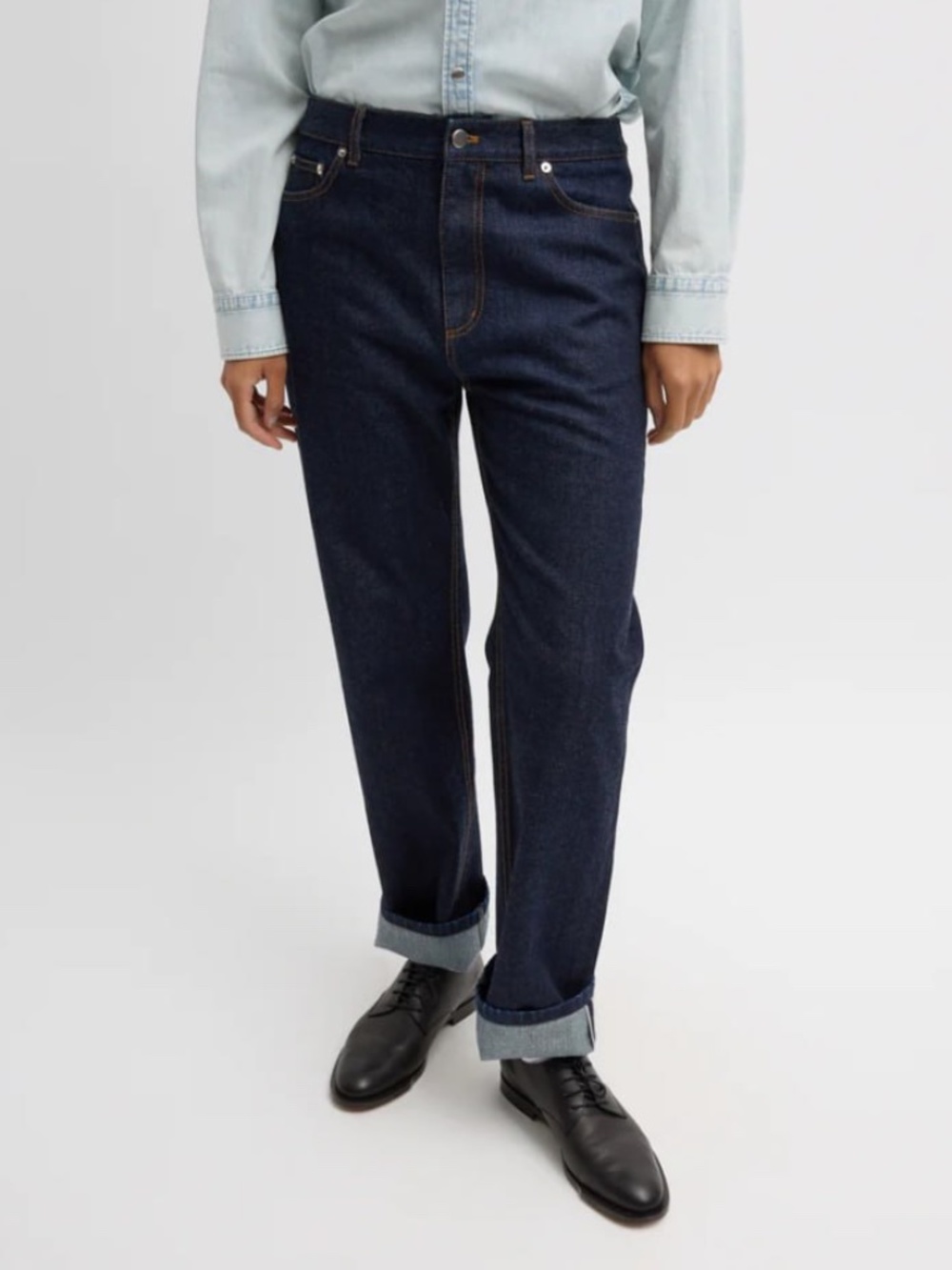 Tibi NWOT Selvage Denim 5 Pocket Alec Jean